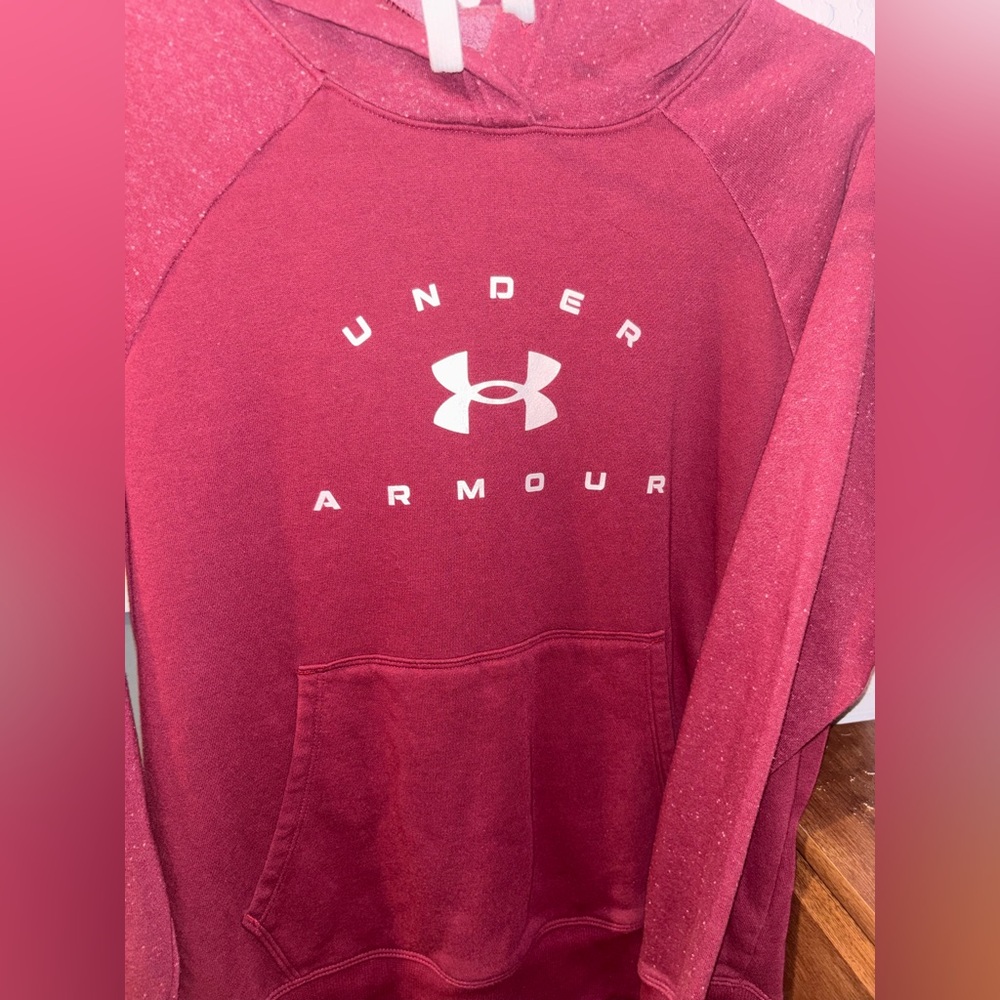 Under armor red sweatshirt medium